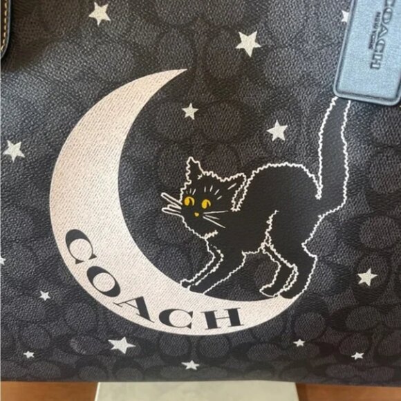 Coach Black Cat Tote Bag - Picture 5 of 7